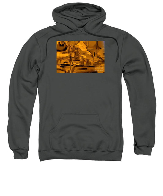 Sweatshirt - Abstract In Sepia