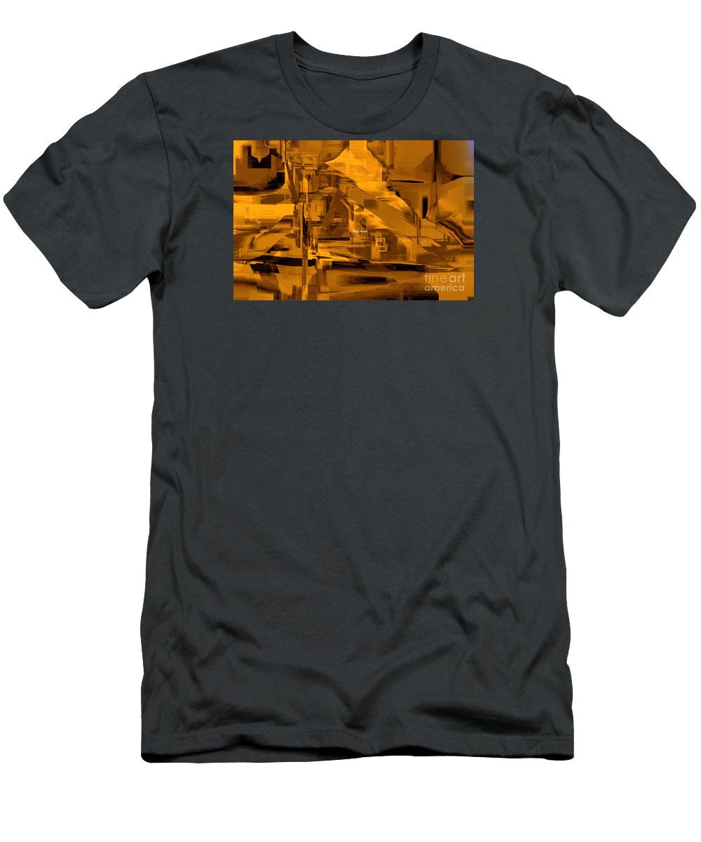 Men's T-Shirt (Slim Fit) - Abstract In Sepia