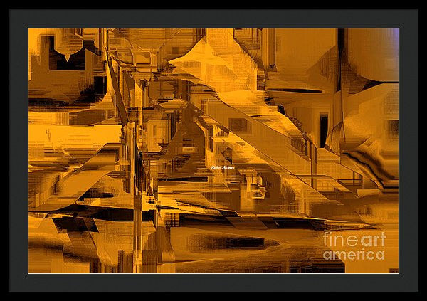 Framed Print - Abstract In Sepia