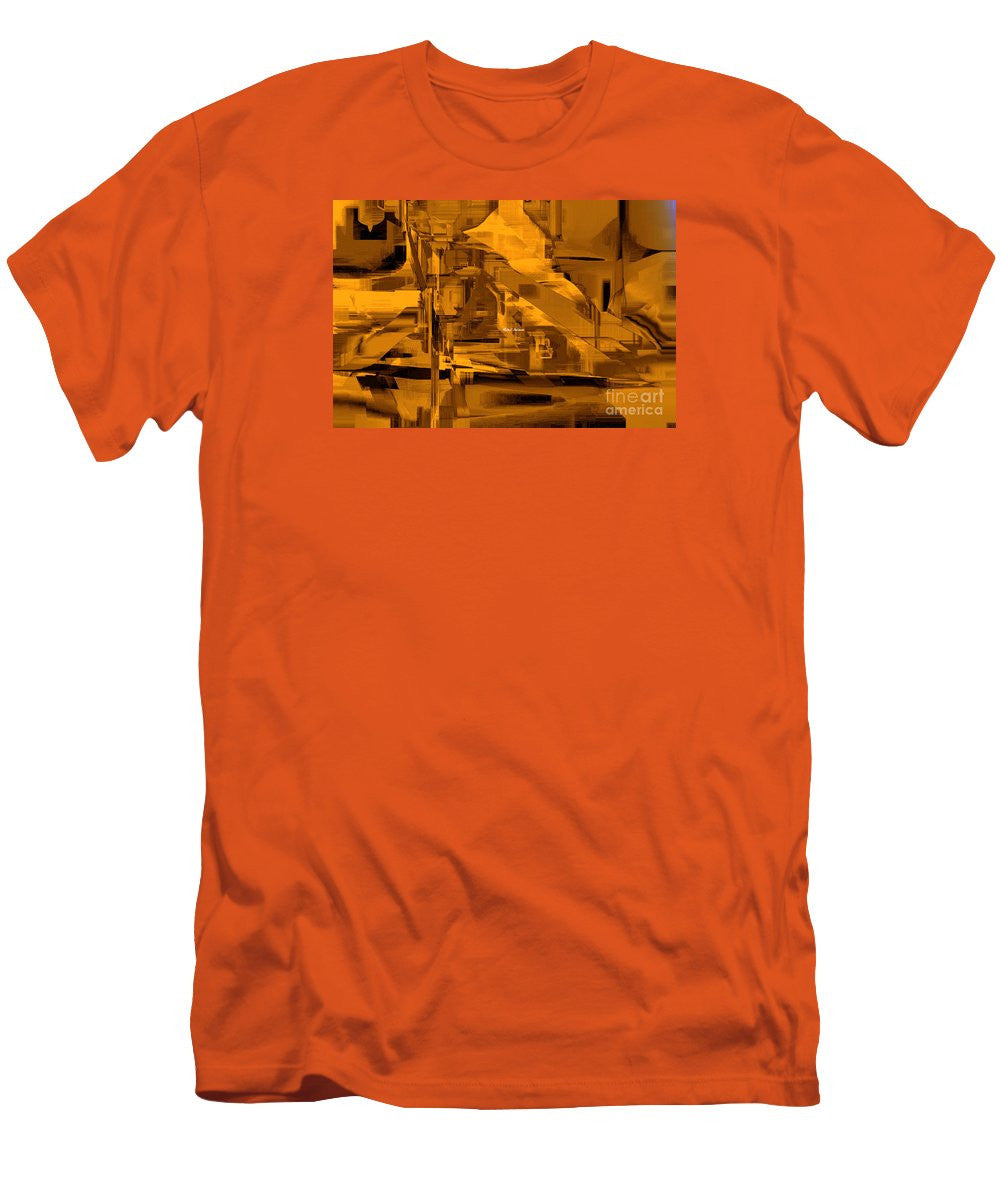 Men's T-Shirt (Slim Fit) - Abstract In Sepia