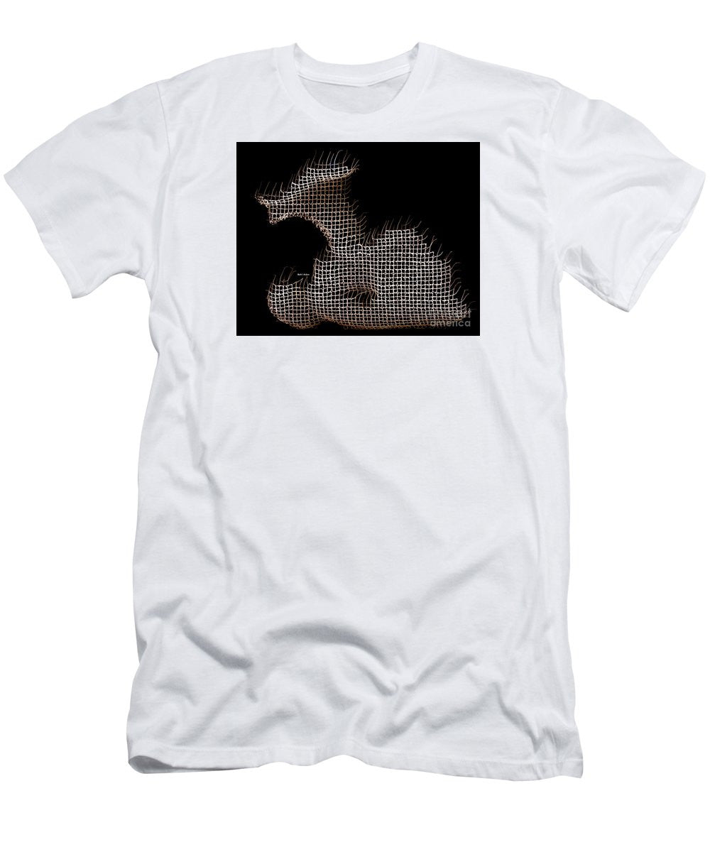 T-shirt pour homme (coupe ajustée) - Abstract In The Wired