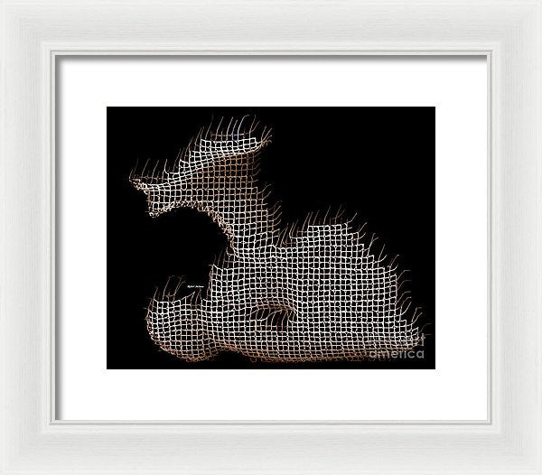 Framed Print - Abstract In The Wired