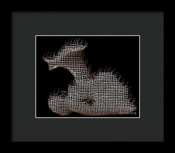 Framed Print - Abstract In The Wired