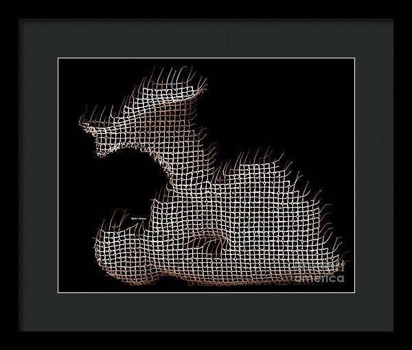 Framed Print - Abstract In The Wired