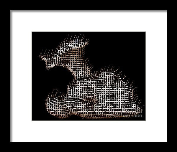 Framed Print - Abstract In The Wired