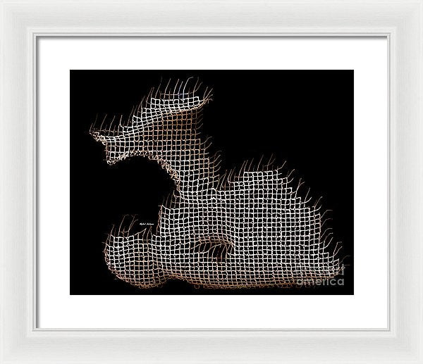 Framed Print - Abstract In The Wired