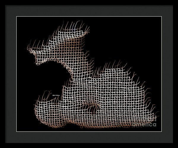 Framed Print - Abstract In The Wired