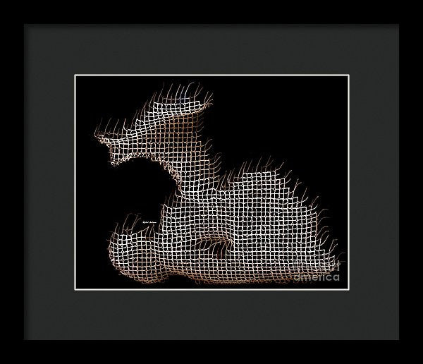 Framed Print - Abstract In The Wired