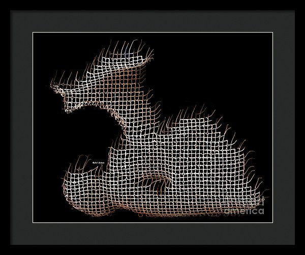 Framed Print - Abstract In The Wired