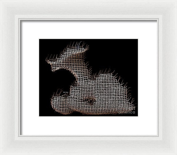 Framed Print - Abstract In The Wired