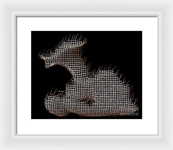 Framed Print - Abstract In The Wired