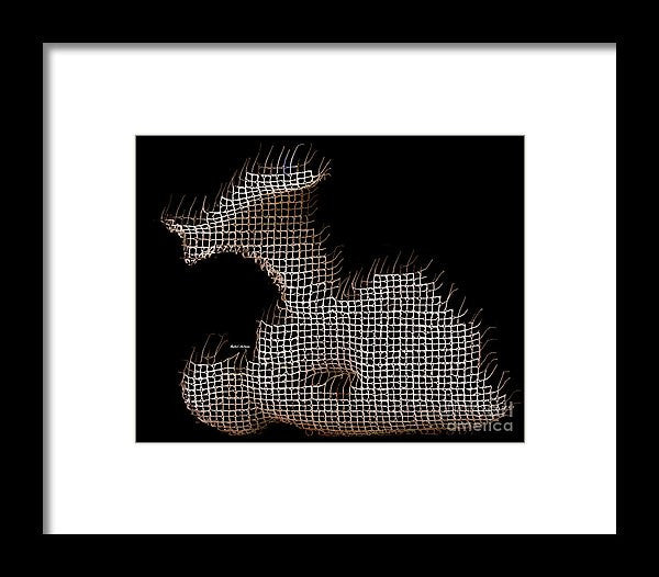 Framed Print - Abstract In The Wired