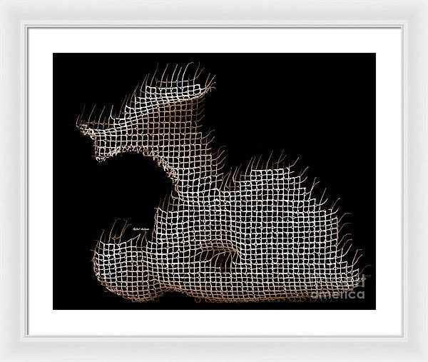 Framed Print - Abstract In The Wired