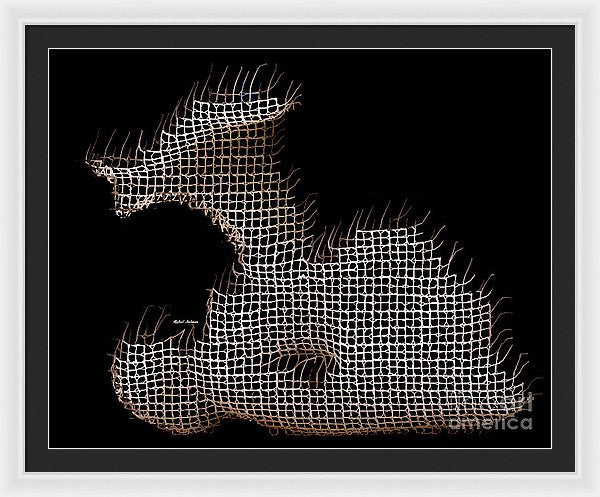 Framed Print - Abstract In The Wired