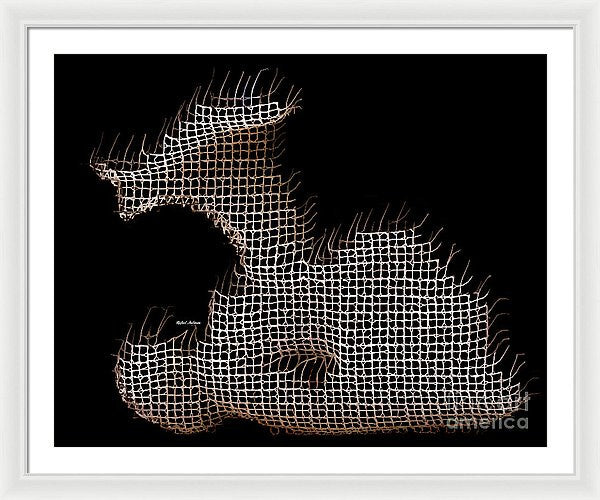 Framed Print - Abstract In The Wired