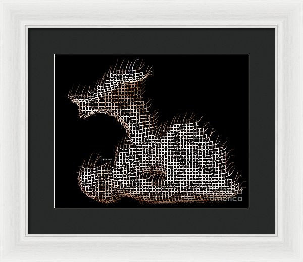 Framed Print - Abstract In The Wired