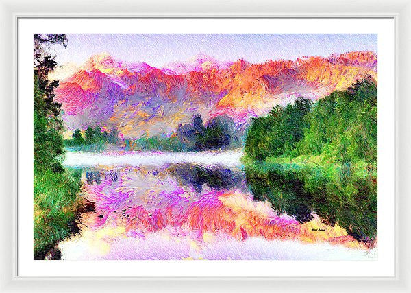 Framed Print - Abstract Landscape 0743