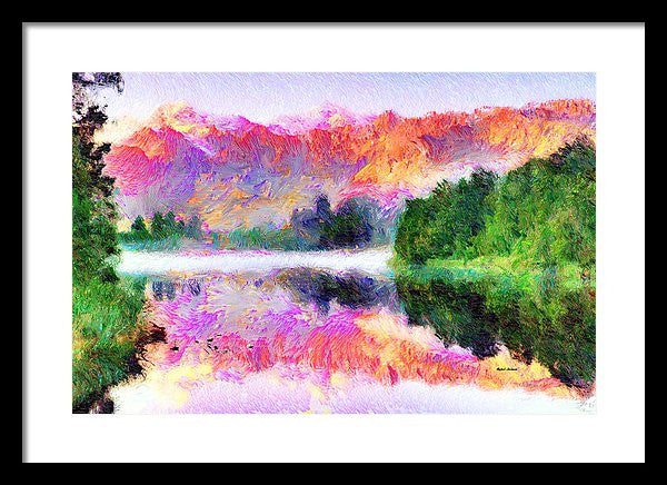 Framed Print - Abstract Landscape 0743