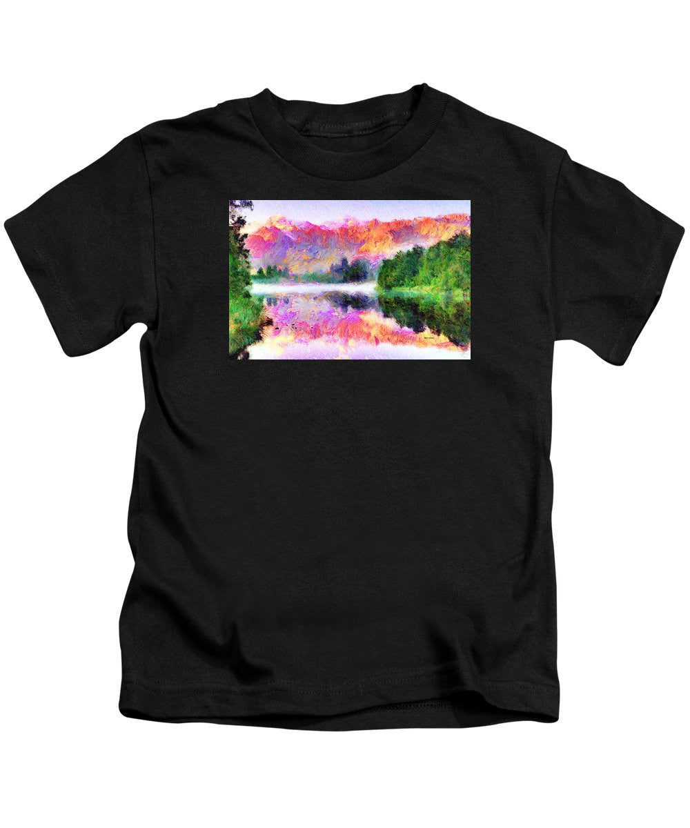 Kids T-Shirt - Abstract Landscape 0743