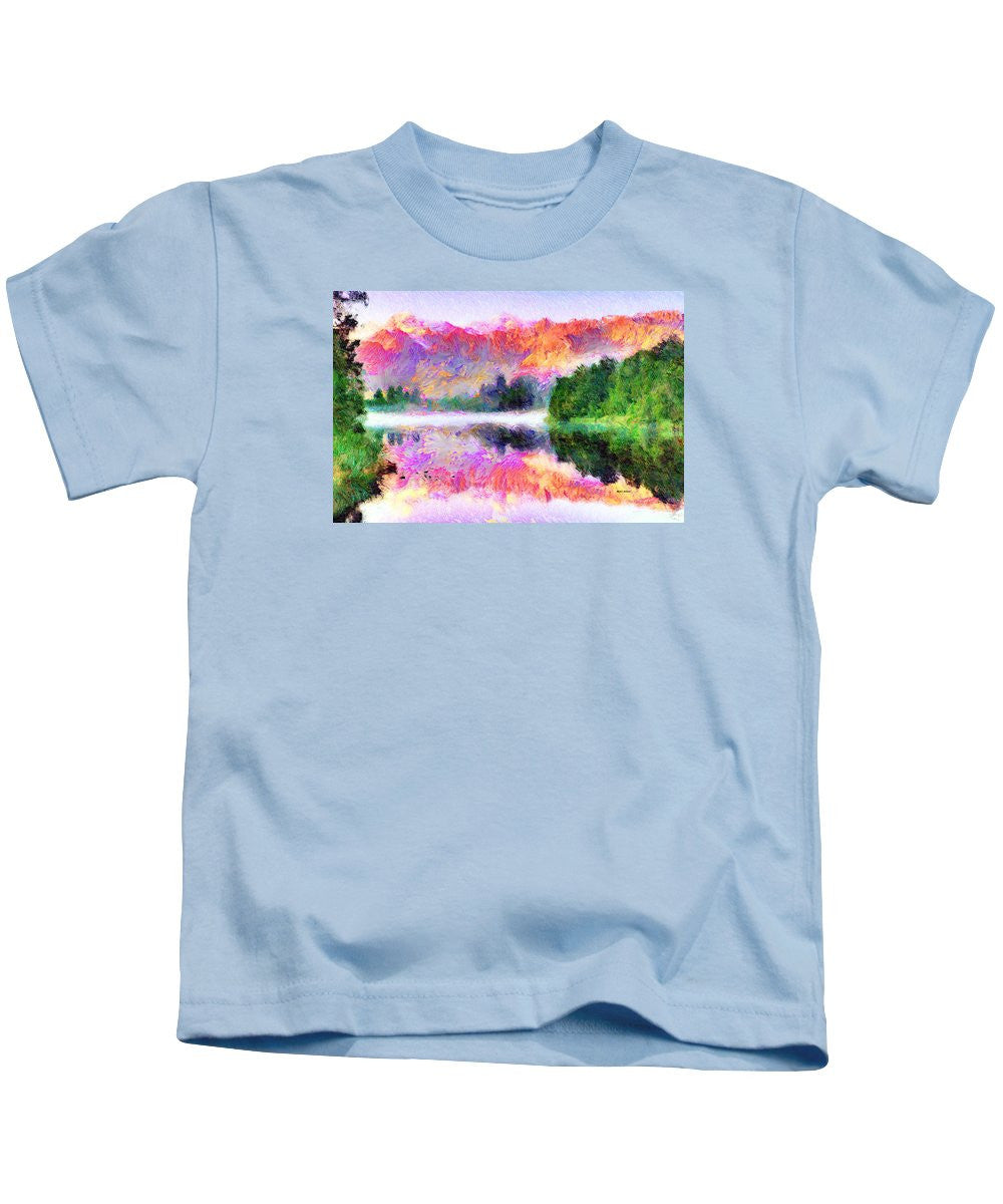 Kids T-Shirt - Abstract Landscape 0743