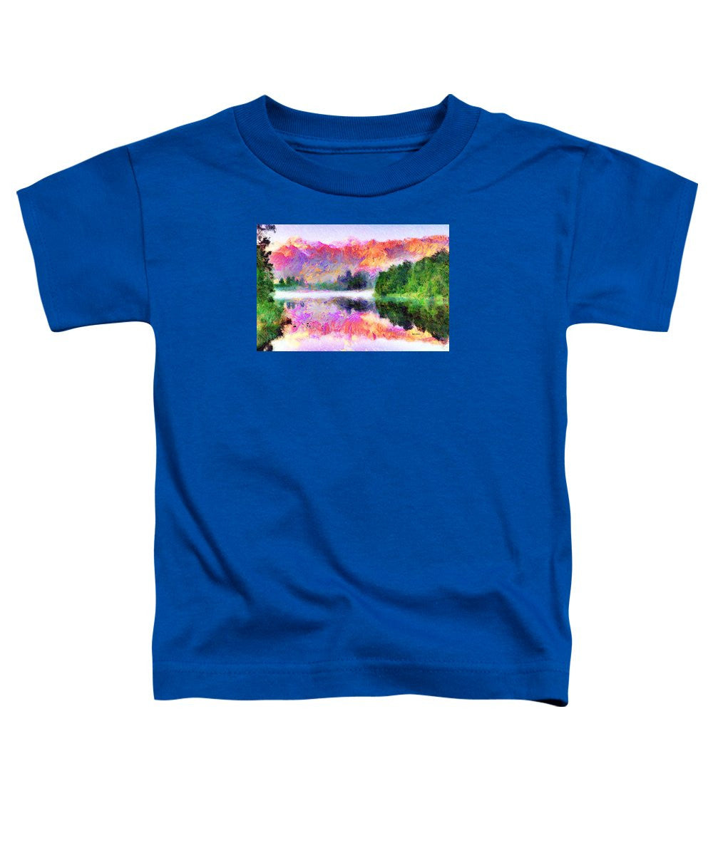 Toddler T-Shirt - Abstract Landscape 0743