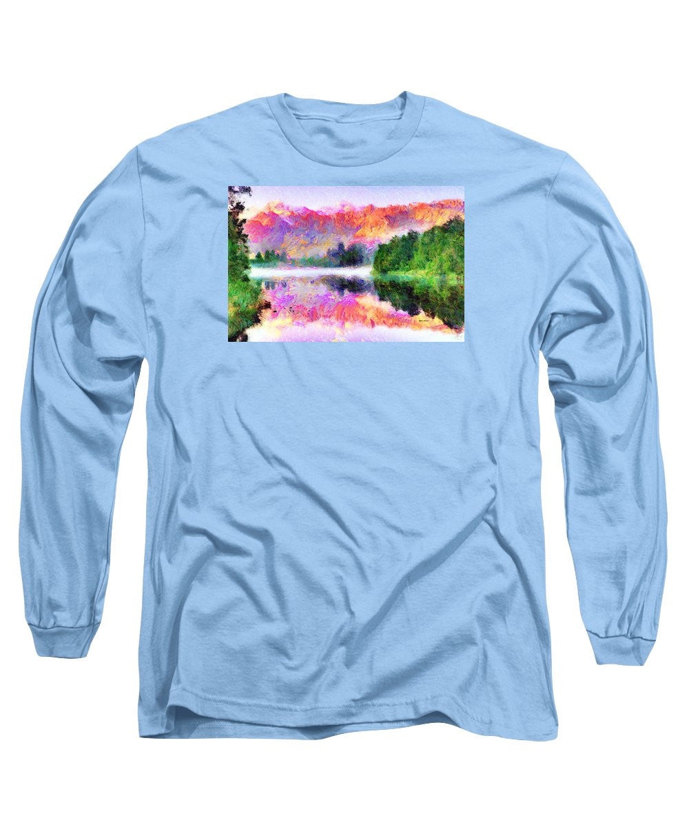 Long Sleeve T-Shirt - Abstract Landscape 0743