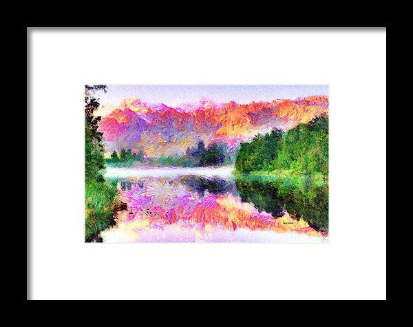 Framed Print - Abstract Landscape 0743