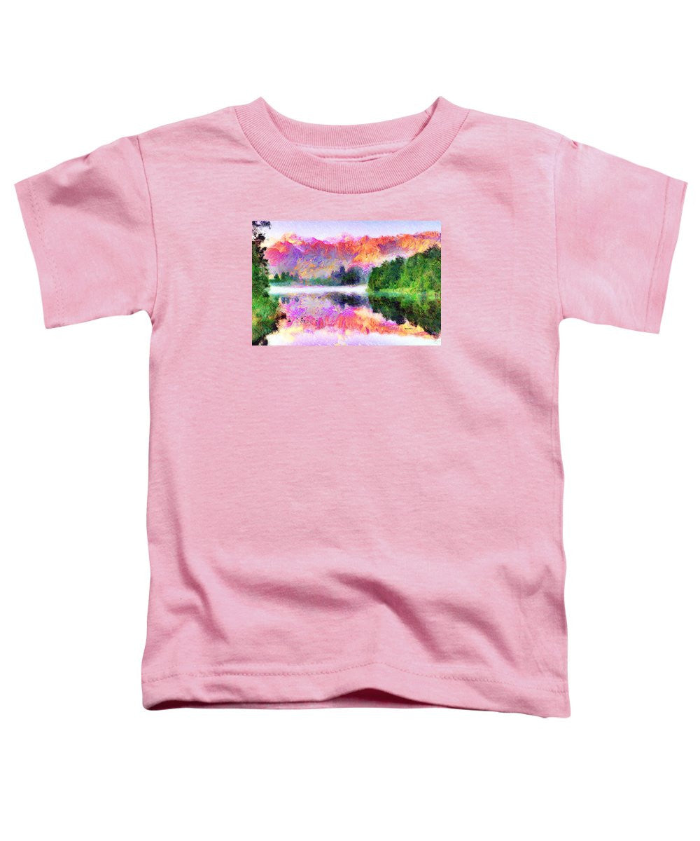 Toddler T-Shirt - Abstract Landscape 0743