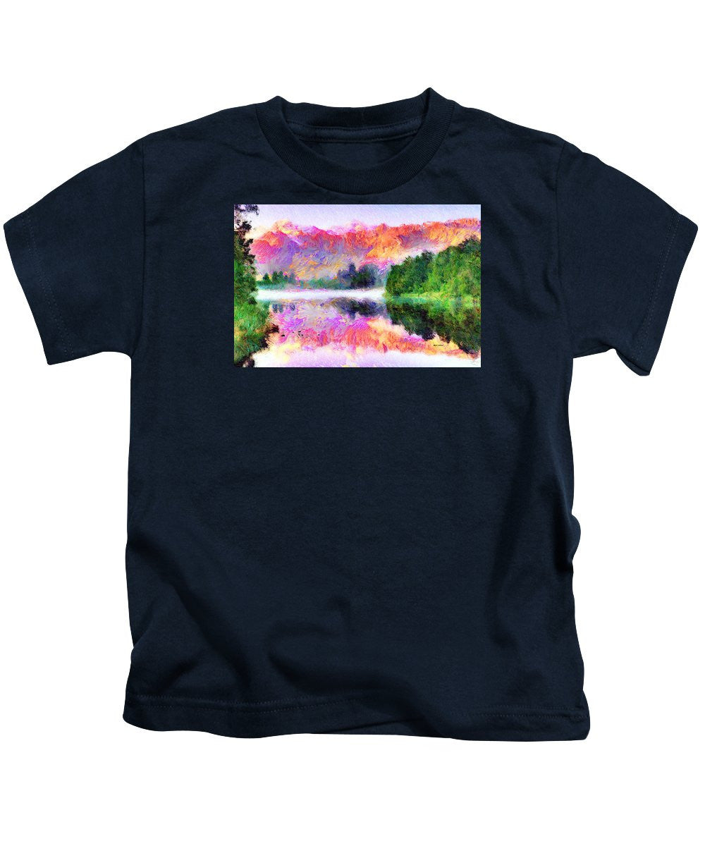 Kids T-Shirt - Abstract Landscape 0743