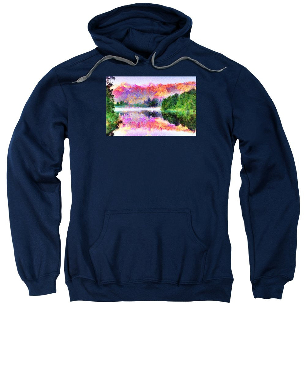 Sweatshirt - Abstract Landscape 0743