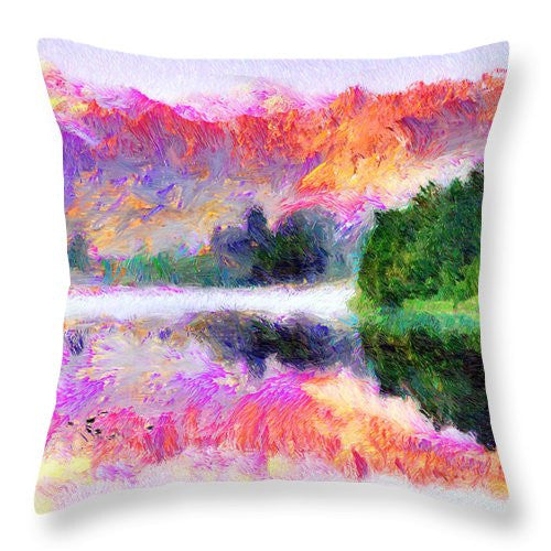Throw Pillow - Abstract Landscape 0743