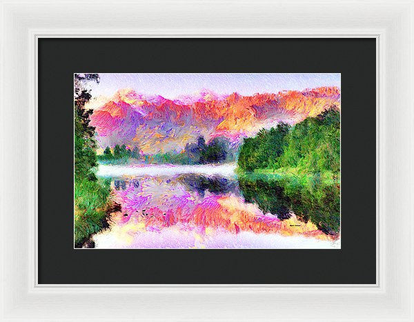 Framed Print - Abstract Landscape 0743