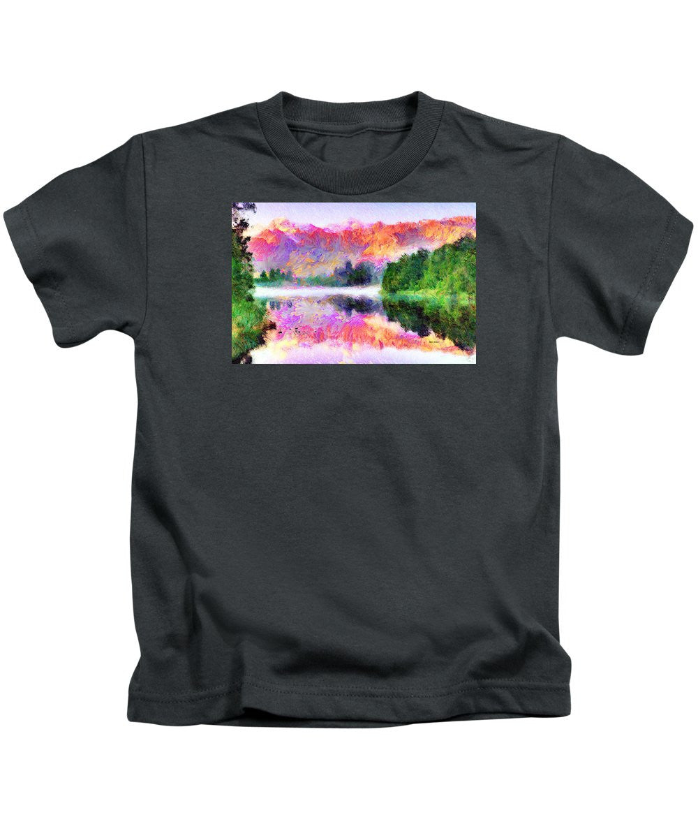 Kids T-Shirt - Abstract Landscape 0743