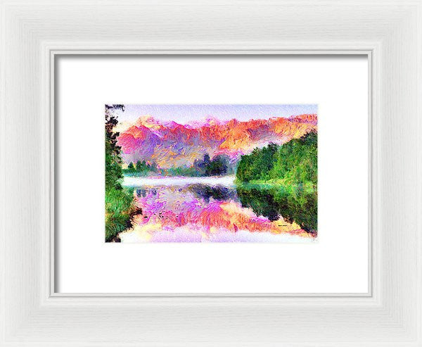 Framed Print - Abstract Landscape 0743