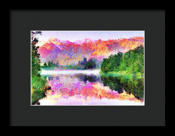 Framed Print - Abstract Landscape 0743