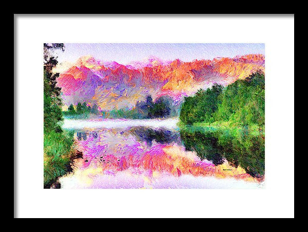 Framed Print - Abstract Landscape 0743