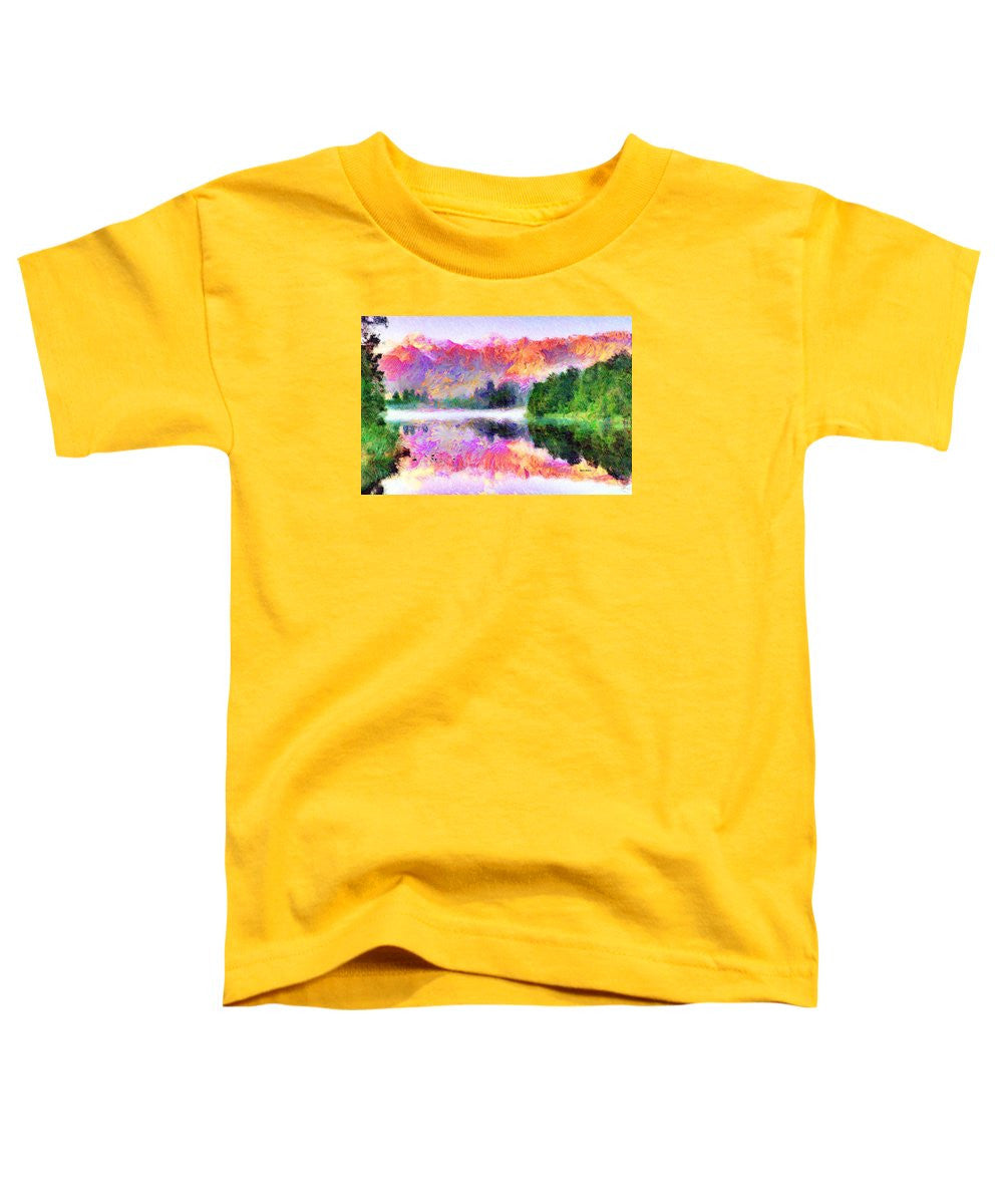 Toddler T-Shirt - Abstract Landscape 0743