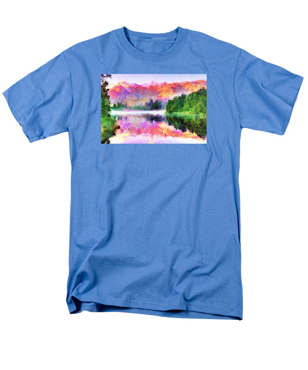 Men's T-Shirt  (Regular Fit) - Abstract Landscape 0743