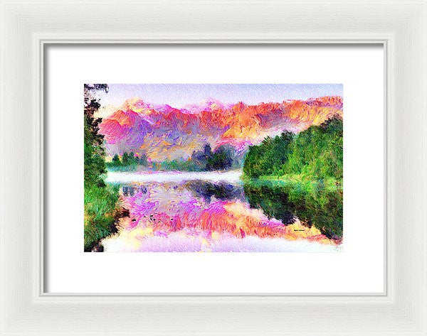 Framed Print - Abstract Landscape 0743