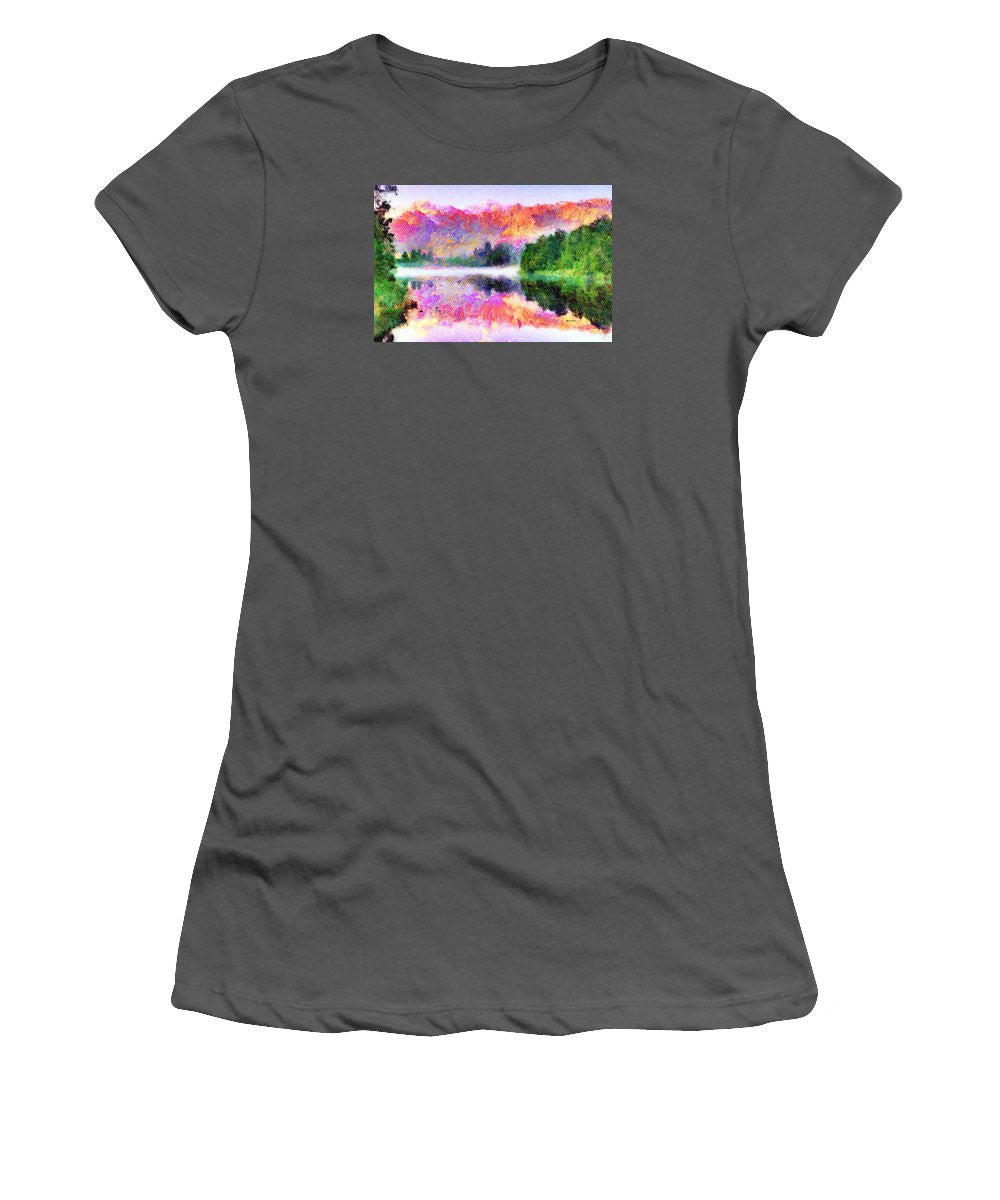 Women's T-Shirt (Junior Cut) - Abstract Landscape 0743