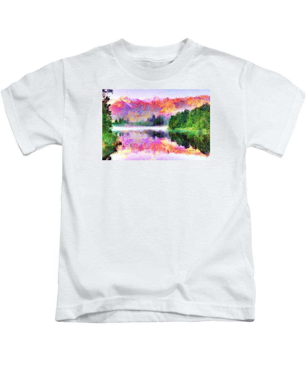 Kids T-Shirt - Abstract Landscape 0743