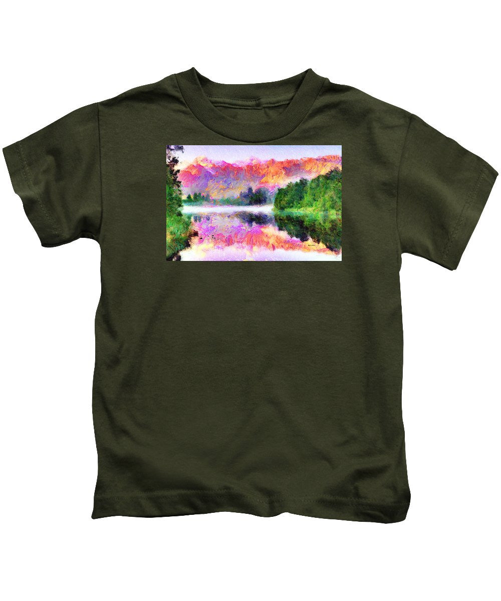 Kids T-Shirt - Abstract Landscape 0743