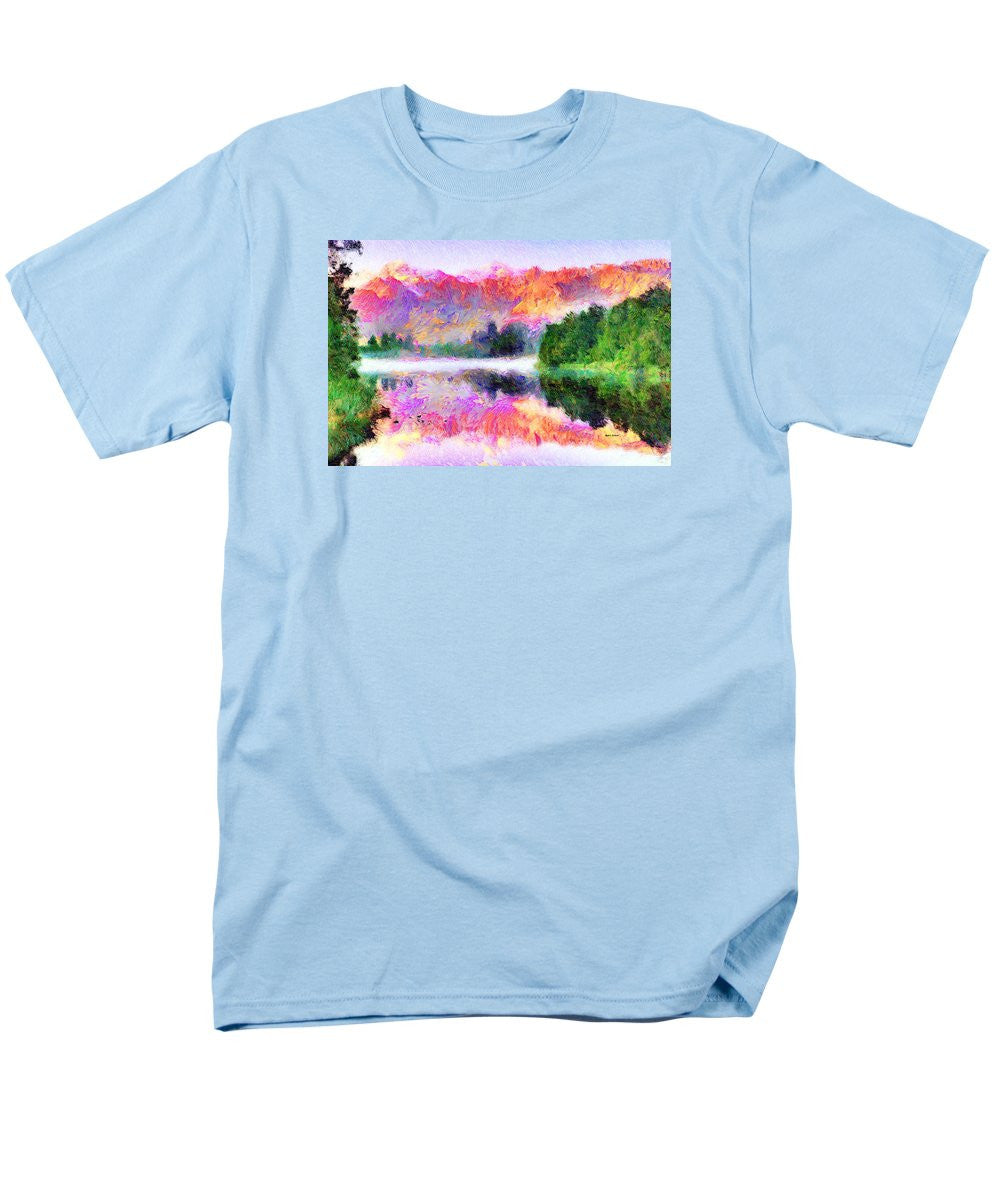 Men's T-Shirt  (Regular Fit) - Abstract Landscape 0743