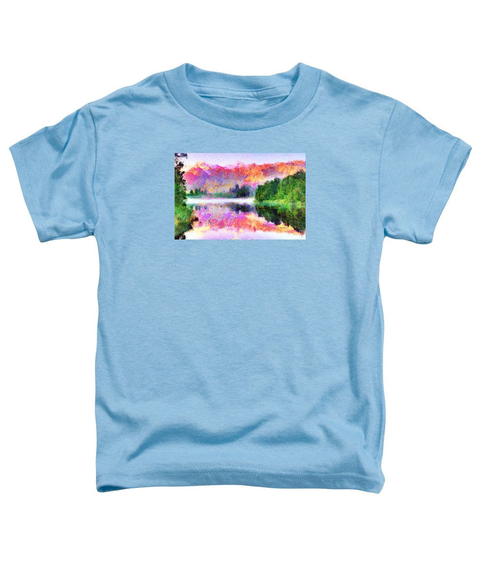 Toddler T-Shirt - Abstract Landscape 0743