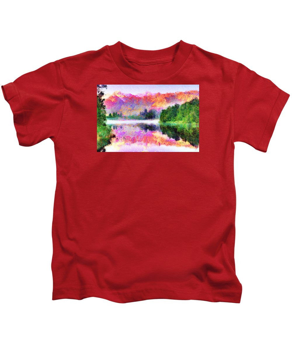 Kids T-Shirt - Abstract Landscape 0743