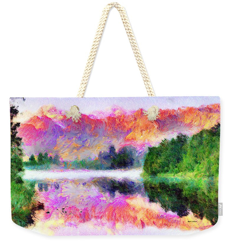 Weekender Tote Bag - Abstract Landscape 0743