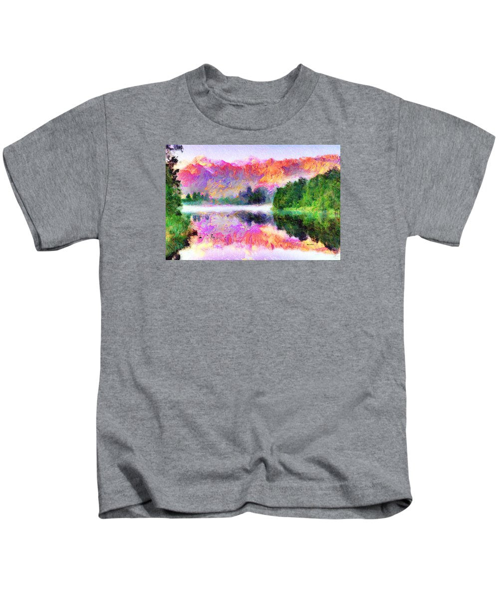 Kids T-Shirt - Abstract Landscape 0743