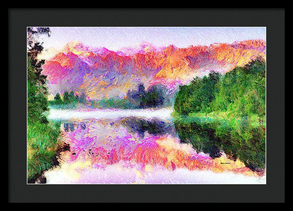 Framed Print - Abstract Landscape 0743