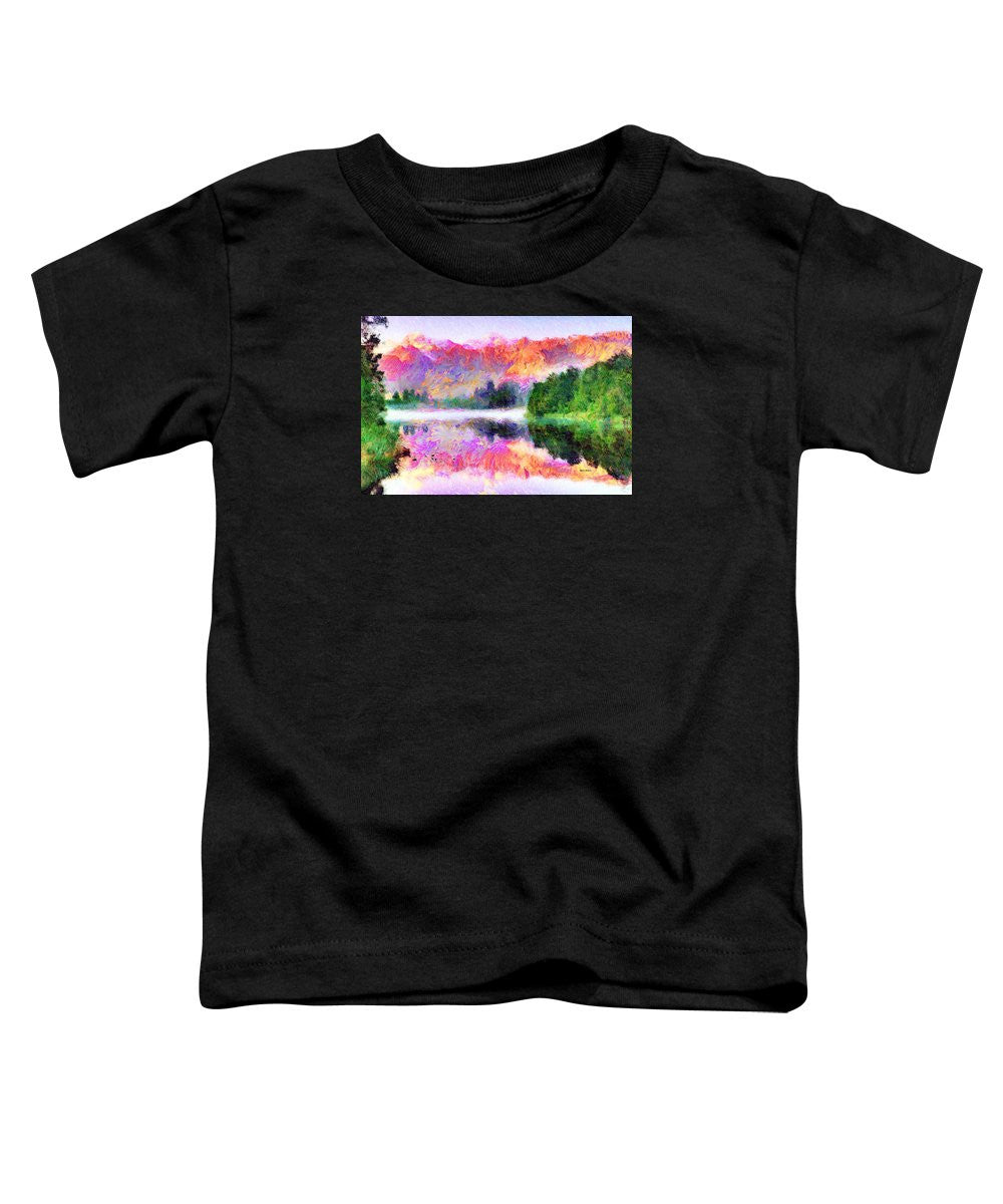 Toddler T-Shirt - Abstract Landscape 0743