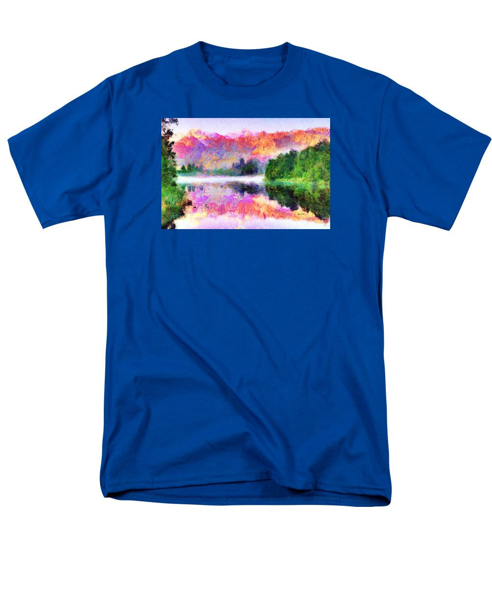 Men's T-Shirt  (Regular Fit) - Abstract Landscape 0743